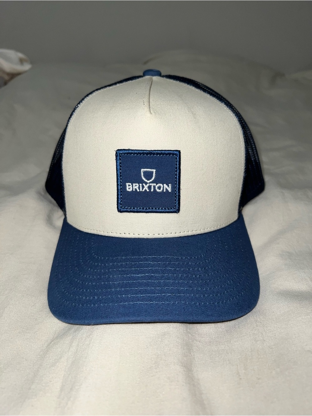 Brixton Navy & Cream Mesh Trucker Cap